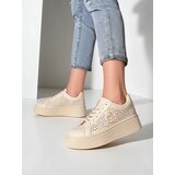 Resti Aurelia Beige Platform Sneakers Eco Leather | ePonuda.com