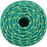 vidaXL Brodski konop zeleni 12 mm 25 m od polipropilena | shoptok.hr