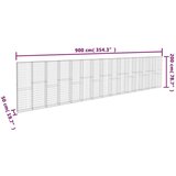  Gabionski zid s poklopcima od pocinčanog čelika 900x50x200 cm | shoptok.hr