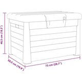 vidaXL Zunanja škatla za blazine antracitna 73x50,5x46,5 cm PP | Shoptok.si
