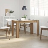  Blagovaonski stol Artisan hrast 120x60x76 cm izrađeno drvo Slike