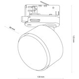 SPOT svetlo za trofazni šinski sistem TRACER 1xGX53/11W/230V belo | Eponuda.com