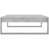  Stolić za kavu siva boja betona 100x100x35 cm konstruirano drvo | Shoptok.si