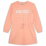 Kenzo Kids Otroška obleka roza barva