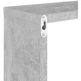  Kockaste zidne police 4 kom siva boja betona 30 x 15 x 30 cm - Beton siva 30 x 15 x 30 cm 4 1 | shoptok.hr