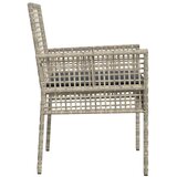  Vrtna stolica 2 pcs Svijetlo siva 55 x 53 x 85 cm poliratan | shoptok.hr