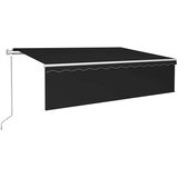  Automatska tenda na uvlačenje s roletom 6 x 3 m antracit | shoptok.hr