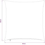  Presvlaka za jastuk 2 kom. HEERLEN Plava 80 x 80 cm Tkanina - Plava 80 x 80 cm 2 | shoptok.hr