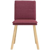  Jedilni stoli 4 kosi vinsko rdeče blago, (21828500) | Shoptok.si