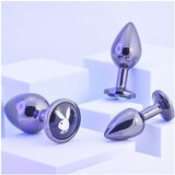 Playboy - analni dildo set - 3 dijela (srebrni) | shoptok.hr