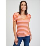 Orsay Pink-Orange Women's Striped T-Shirt - Women Cijene