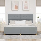  Krevetna konstrukcija Svjetlosiva 180 x 200 cm tkanina | shoptok.hr