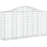  Gabionska košara s lukom 200x30x100/120 cm pocinčano željezo | shoptok.hr