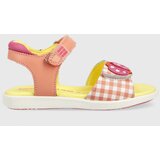 Agatha Ruiz De La Prada Otroški usnjeni sandali roza barva | Shoptok.si