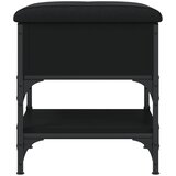  Klupa za cipele crna 42 x 42 x 45 cm od konstruiranog drva | Eponuda.com