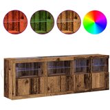  LED komoda Staro drvo 202 x 37 x 67 cm Konstruirano drvo | shoptok.hr