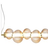  LED luster na sajli BOLLA LED/32W/230V zlatna/zadimljeno bež | Eponuda.com