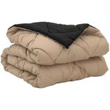  Ljetni pokrivač Crna i taupe 200 x 155 cm Mikrovlakna | shoptok.hr