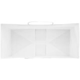  Papirnate vrećice 50 kom s ručkama bijele 26x12x35 cm | shoptok.hr
