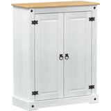  Ormar za cipele Bijelo 86 x 38,5 x 108 cm Čvrsto borovo drvo | shoptok.hr