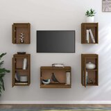 TV omarica 5 kosov medeno rjava trdna borovina, (20731213) | Shoptok.si