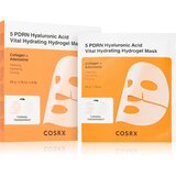 Cosrx 5 PDRN Hyaluronic Acid Vital Hydrating Hydrogel Mask intenzivna hidrogelna maska za posvetlitev in zgladitev kože 34 g Cene