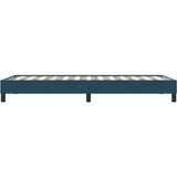 Box Spring krevet bez madraca tamnoplavi 100x210 cm samt | shoptok.hr