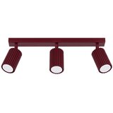 Sollux Lighting Stropna svetilka KARBON 3L burgund, (5000352329) | Shoptok.si