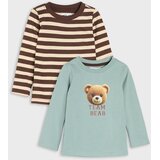 Sinsay Pamučne majice s motivom medvjedića 2 pack | shoptok.hr