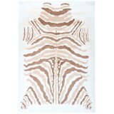 Kayoom PREPROGA Z VISOKIM FLOROM Rabbit Animal Elfenbein 160/230 cm taftano krem barve, rjavosiva | Shoptok.si