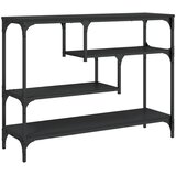  Konzolni stol crni 100 x 30 x 75 cm od konstruiranog drva | Eponuda.ba