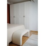 Atelier Del Sofa nu bench - white white pouffe | Eponuda.com