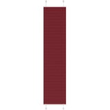 vidaXL Plisirana žaluzija bordo rdeča 50x200 cm širina blaga 49,4 cm poliester, (5000297974) | Shoptok.si