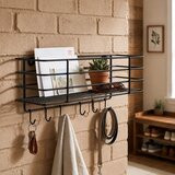 Hanah home zidna polica Bark, 34 cm, crna | Eponuda.com