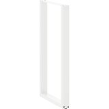  Noge za barski stol U-oblika 2 kom Bijele 60 x (110-111) cm Čelik | shoptok.hr