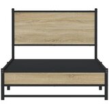  Metalni okvir kreveta bez madraca boja hrasta sonome 107x203 cm | Eponuda.ba