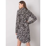 RUE PARIS Dress-TO-SK-1103-7.16P-black-white | shoptok.hr