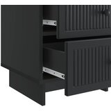  Noćni ormar s ladicama Crna 43 x 41 x 66,5 cm Konstruirano drvo | shoptok.hr