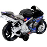  Trkaći motor za igru sa zvučnim i svjetlosnim efektima - crno/plavi | Shoptok.si