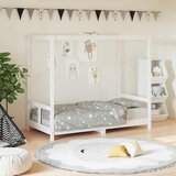 vidaXL Okvir za dječji krevet bijeli 80 x 160 cm od masivne borovine | shoptok.hr