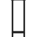  Noge za barski stol Crne 2 kom 40 x (100-101) cm Čelične | shoptok.hr