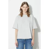 Carhartt WIP Pamučna majica S/S Chester T-Shirt za žene, boja: siva, I030656.1YEXX
