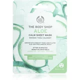 The Body Shop Aloe Calm Sheet Mask maska za obraz za suho kožo 1 ks za ženske
