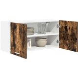 vidaXL Viseča omarica s polico Riga Dimljeni oreh 80 x 31 x 40 cm | Shoptok.si