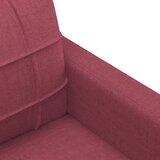  4-dijelni set sofa s jastucima crvena boja vina od tkanine | shoptok.hr