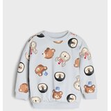 Sinsay Pamučna crewneck dukserica sa životinjskim motivom Cijene