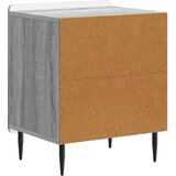  Noćni ormar Siva sonoma 43 x 34,5 x 52 cm Konstruirano drvo | shoptok.hr
