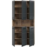 MID.YOU Visoka Omara Ice, Črna, Barva Hrasta | Shoptok.si