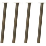  Noge za konzolni stol 4 kom. Prirodni čelik 72 cm Čelik | shoptok.hr