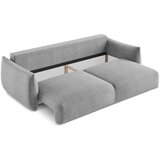 Makamii Svijetlo siva sklopiva sofa 230 cm Leila – | shoptok.hr